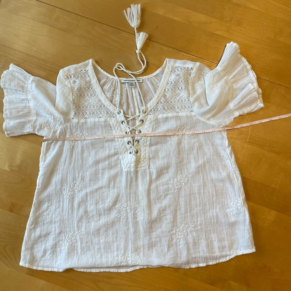 American Eagle Outfitters Short Sleeve Flowy Top Size XS - Picture 7 of 10